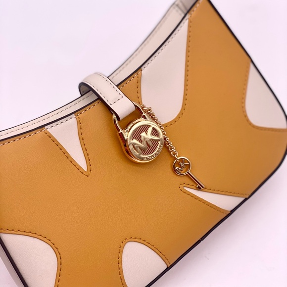 Michael Kors Lyra Small Color-Block Pochette Shoulder Purse - Picture 2 of 16